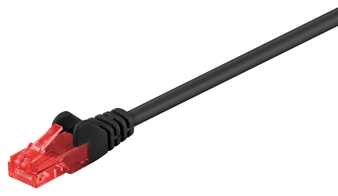 Φωτογραφία προϊόντος: GOOBAY GΟOBAY καλώδιο UTP Cat 6 68676, CCA, 24AWG, PVC, 0,5m, μαύρο
