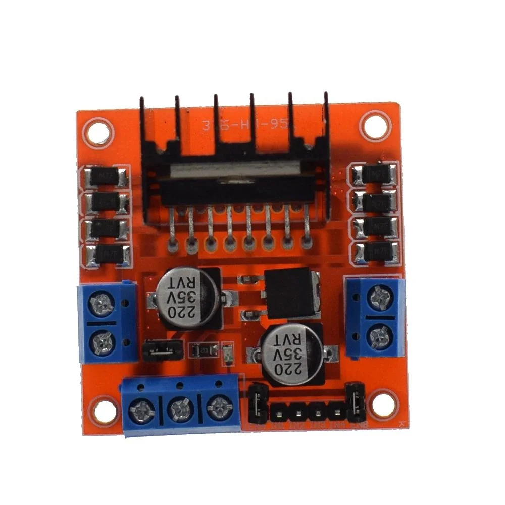 Φωτογραφία προϊόντος: New Dual H Bridge DC Stepper Motor Drive Controller Board Module L298N