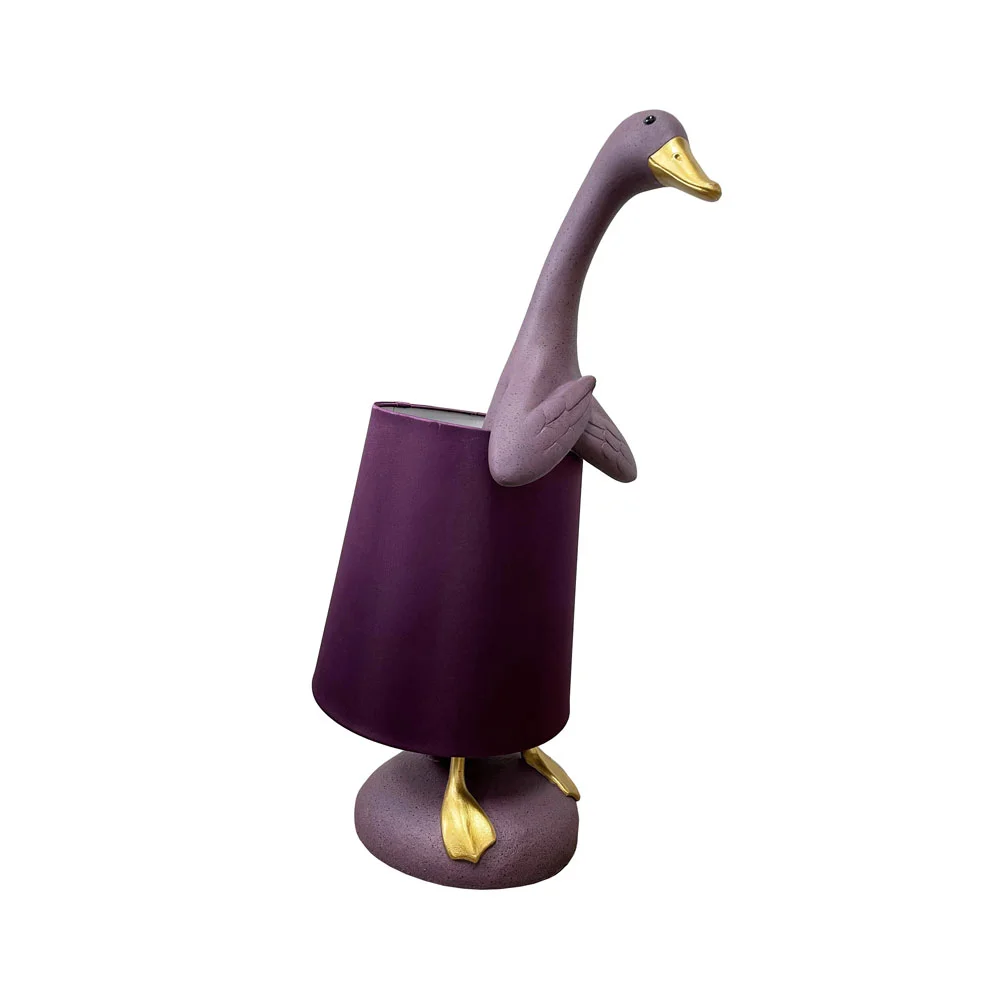 Φωτογραφία προϊόντος: QUACK B ΦΩΤΙΣΤΙΚΟ ΕΠΙΤΡΑΠΕΖΙΟ 37x23x57.5cm POLYRESIN ΜΩΒ ΑΝΟΙΧΤΟ ΧΡΥΣΟ ΥΦΑΣΜΑ ΜΩΒ ΣΚΟΥΡΟ