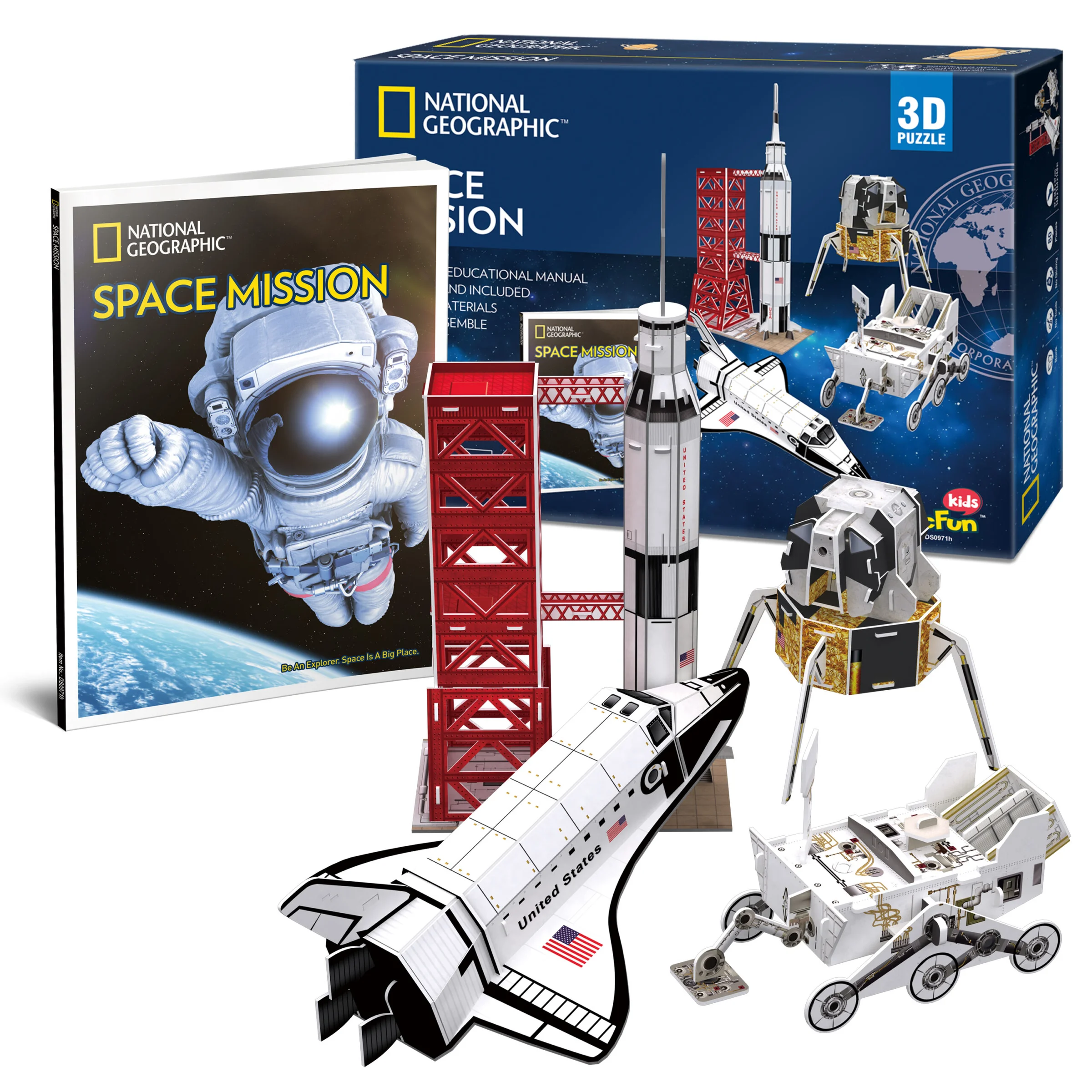 Φωτογραφία προϊόντος: CubicFun National Geographic Space Mission - 3D Puzzle