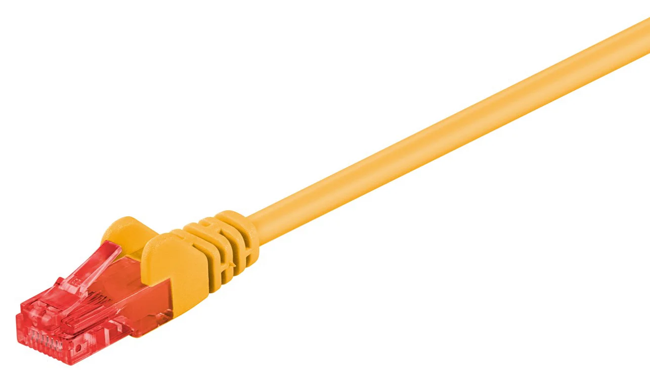 Φωτογραφία προϊόντος: GOOBAY καλώδιο U/UTP CAT6 95249, CCA AWG 24/7, 0.25m, κίτρινο