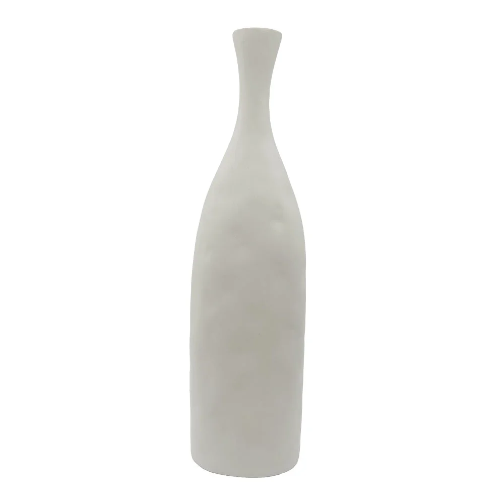 Φωτογραφία προϊόντος: FRASCO ΒΑΖΟ 12.5x8x45cm POLYRESIN ΑΣΠΡΟ