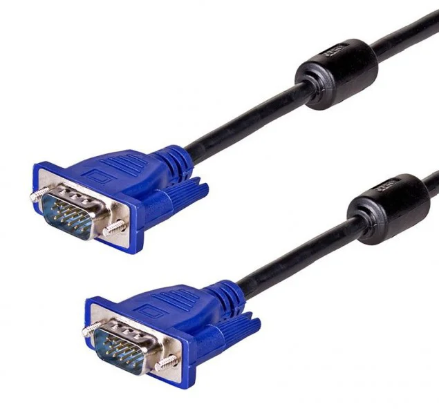 Φωτογραφία προϊόντος: POWERTECH Καλώδιο VGA M-M CAB-G033, Full HD, 2x ferrites, 1.5m, μαύρο