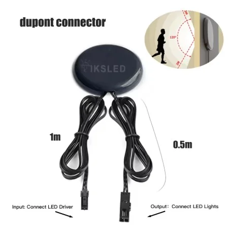 Φωτογραφία προϊόντος: RADAR PIR MOTION SENSOR PIERCED DC12V 24V LED LIGHT SWITCH INFRARED