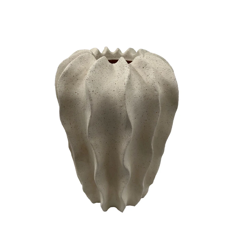 Φωτογραφία προϊόντος: THORNY ΒΑΖΟ 19x19x27.5cm POLYRESIN ΜΠΕΖ