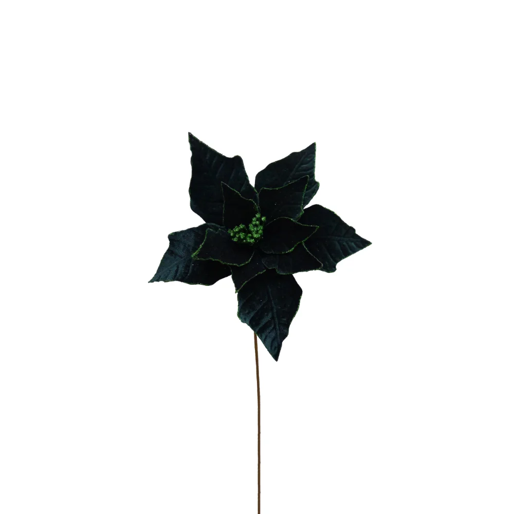 Φωτογραφία προϊόντος: XMAS POINSETTIAS ΛΟΥΛΟΥΔΙ POLYESTER ΜΠΛΕ D32xH55cm