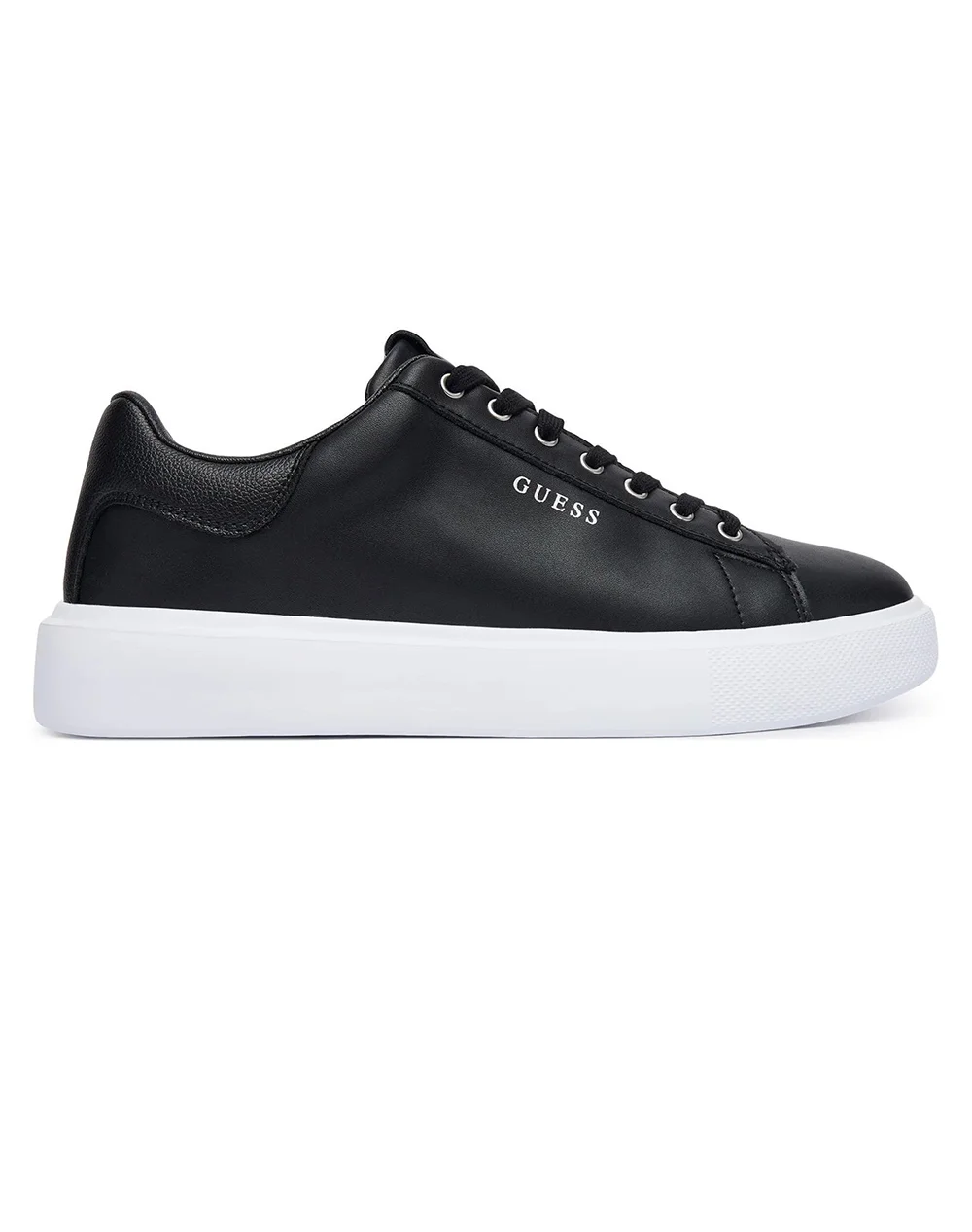 Φωτογραφία προϊόντος: GUESS PRAVI LEATHER SNEAKERS MEN GUESS ΜΑΥΡΟ (FMJAVILEA12-BLACK)