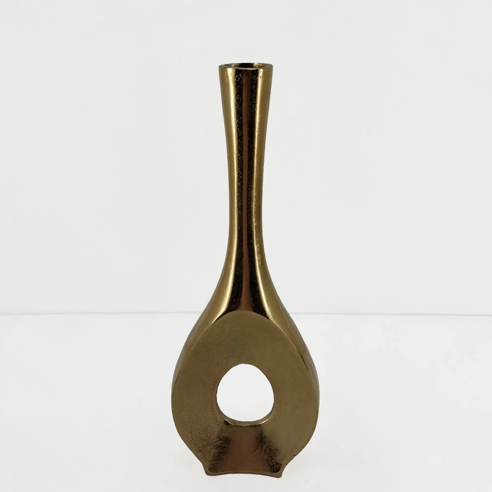 Φωτογραφία προϊόντος: ADEL ΒΑΖΟ 17x5x46cm ΑΛΟΥΜΙΝΙΟ ΧΡΥΣΟ
