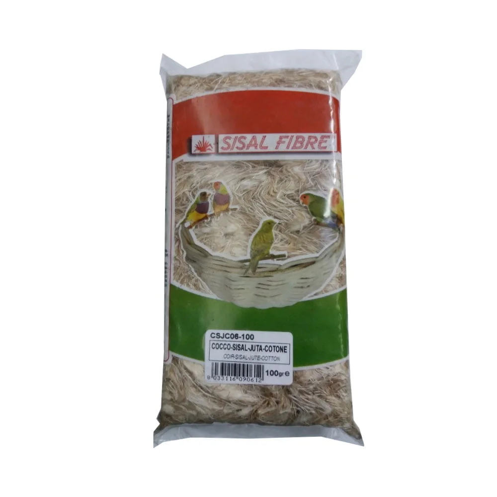 Φωτογραφία προϊόντος: Sisal Fibre Καρύδα - Κλωστή - Νήμα - Βαμβάκι 1kg Προτείνεται για Καναρίνια - Εξωτικά και Άγρια Πουλιά - CSJC06