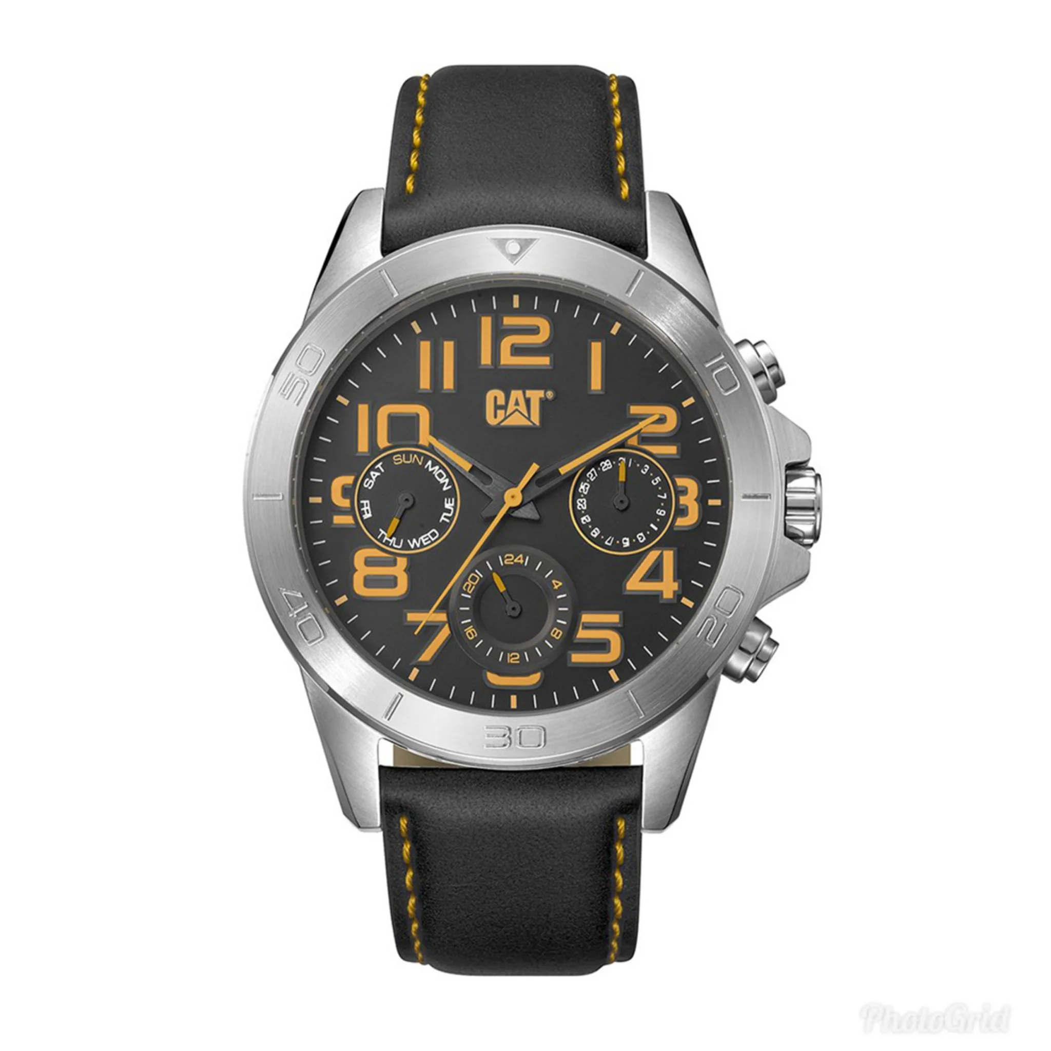 Φωτογραφία προϊόντος: CATERPILLAR YT Black Multifunction Leather Strap YT14934117