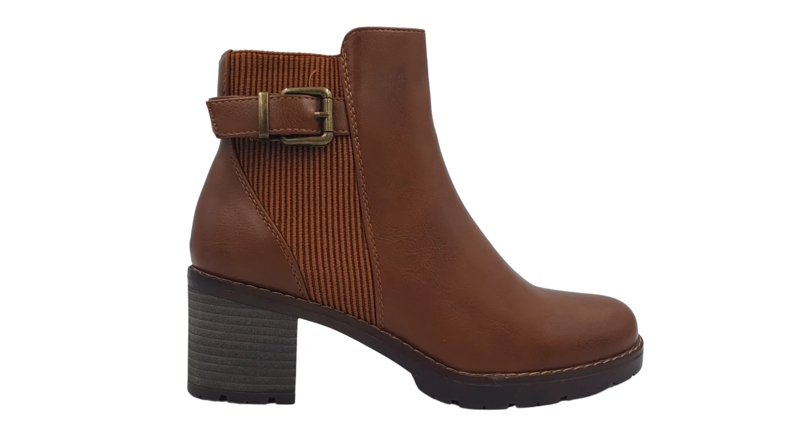 Φωτογραφία προϊόντος: Leder Shoes Γυναικεία Μποτάκια - 6348 - Κάμελ