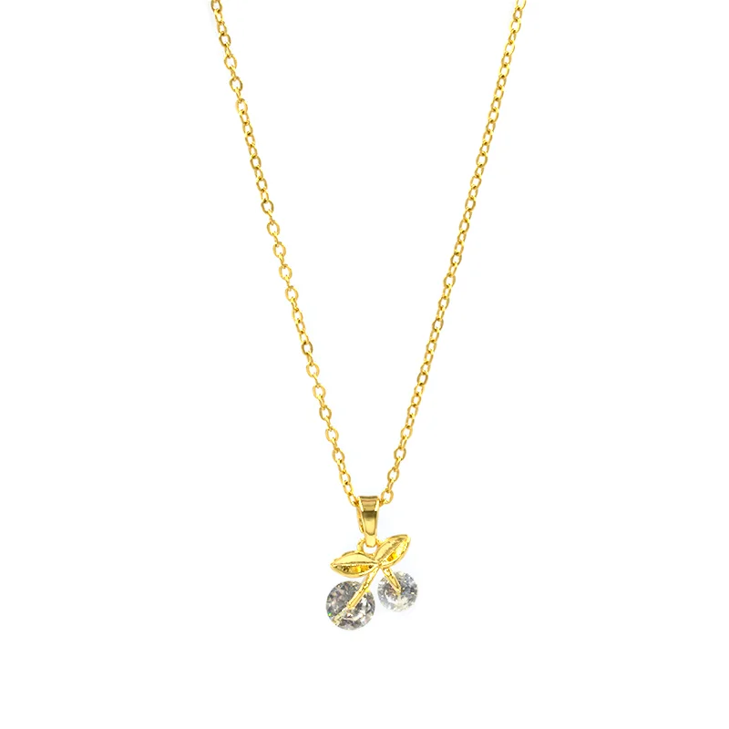Φωτογραφία προϊόντος: Κολιέ με Κεράσια Awear Cerise Gold
