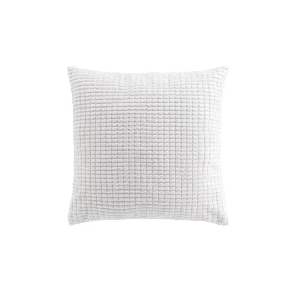 Φωτογραφία προϊόντος: Plastona Μαξιλάρι embossed velvet λευκό 45x45cm