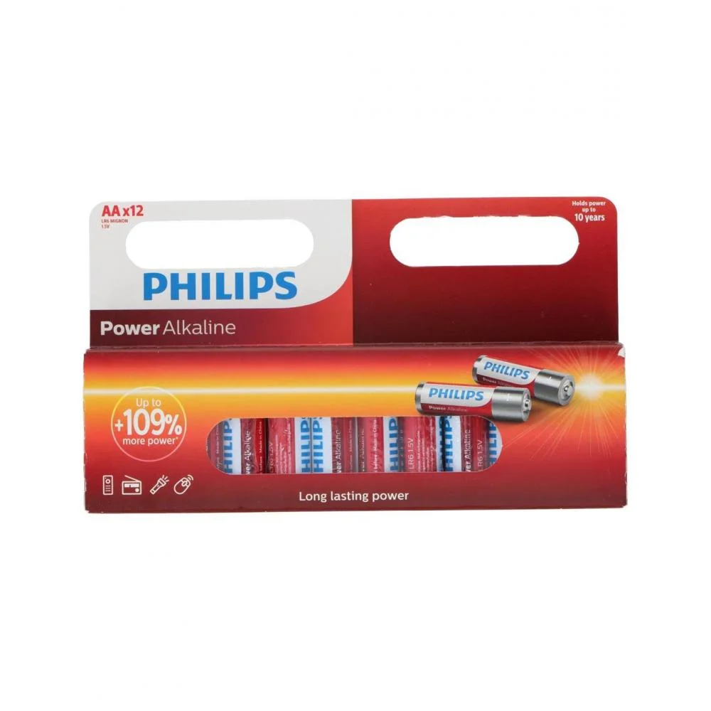 Φωτογραφία προϊόντος: Plastona Μπαταρίες PHILIPS AA set12pcs