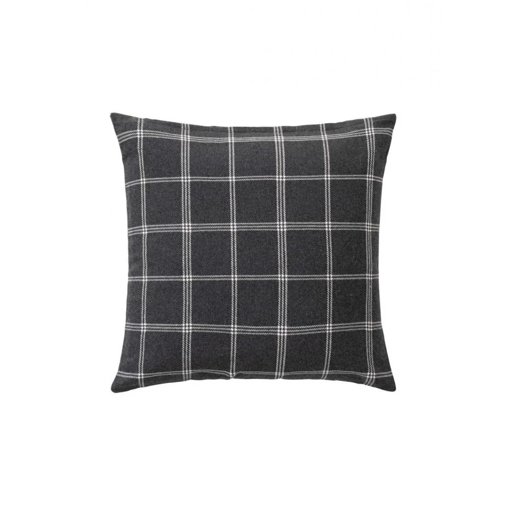 Φωτογραφία προϊόντος: Plastona Μαξιλάρι καρό woven cotton/polyester ανθρακί 45x45cm