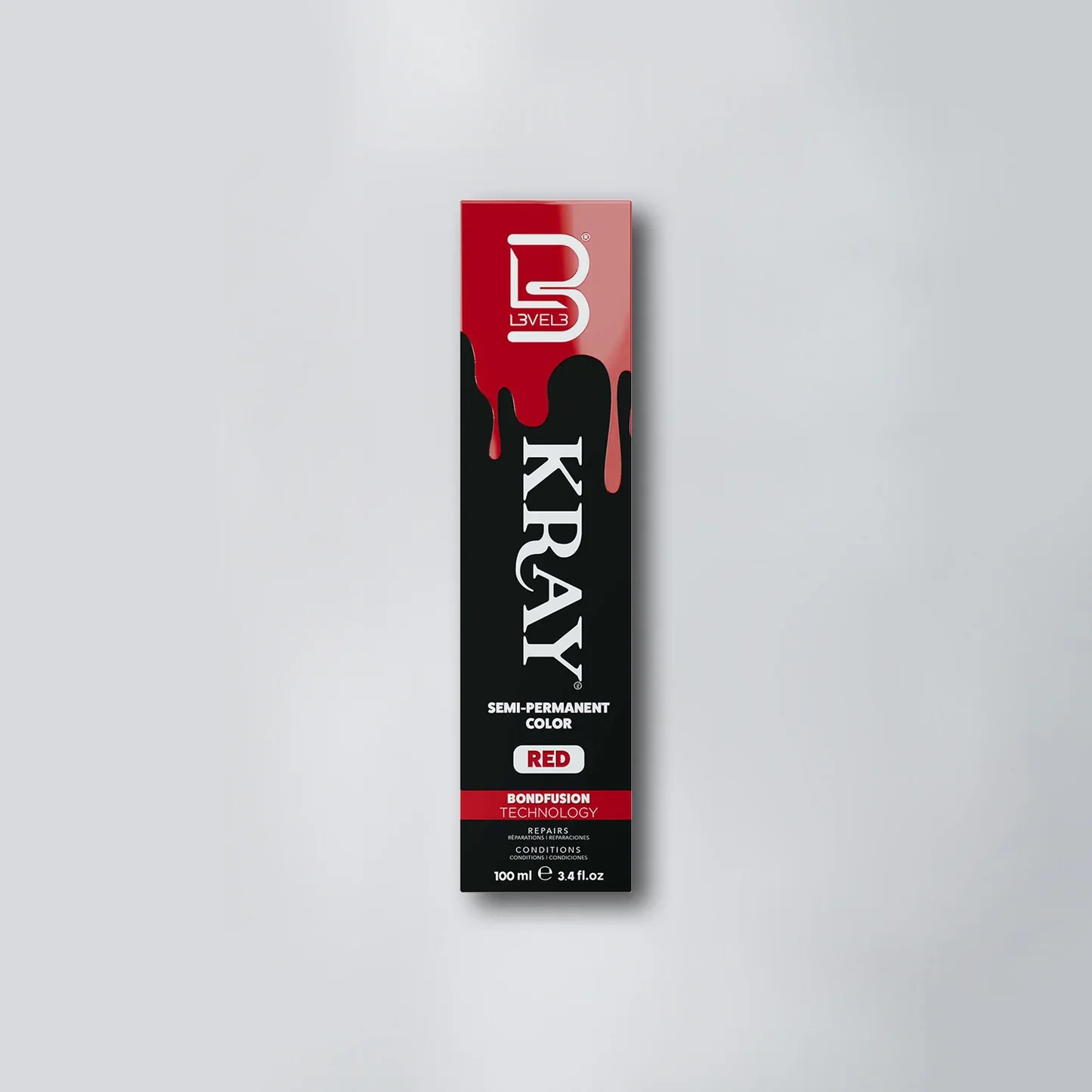 Φωτογραφία προϊόντος: L3 - Level 3 Kray Semi Permanent Hair Color Red