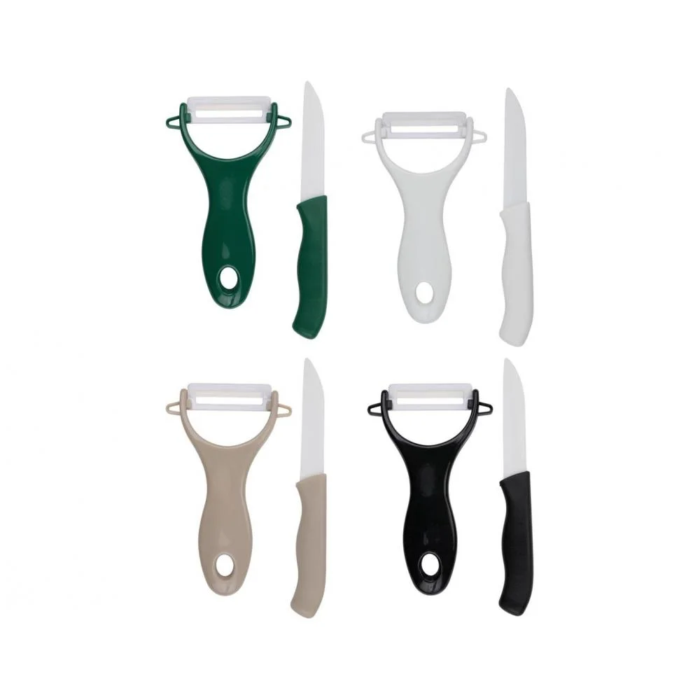 Φωτογραφία προϊόντος: Plastona Μαχαίρι και peeler σετ2/ 4χρώματα 13/16cm