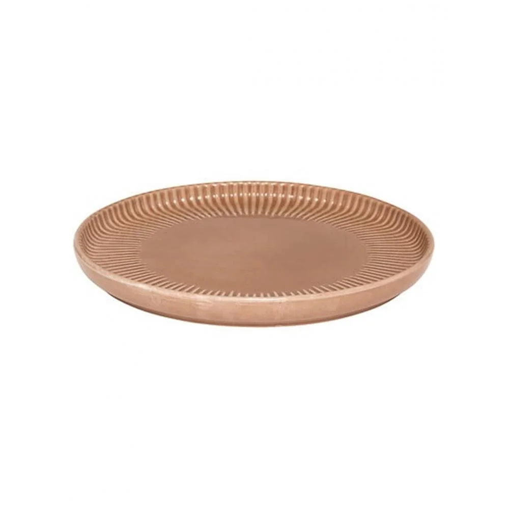 Φωτογραφία προϊόντος: Plastona Πιάτο "Chloe" stoneware μόκα Φ20cm