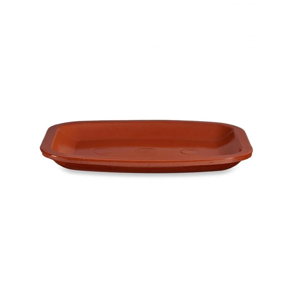 Φωτογραφία προϊόντος: Plastona Πιατέλα κεραμική terracotta 26x20cm