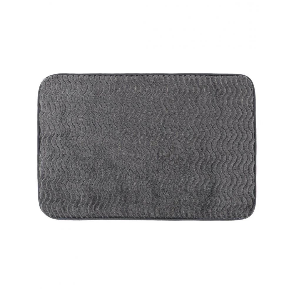 Φωτογραφία προϊόντος: Plastona Πατάκι τουαλέτας "WAVE EFFECT" γκρι 60x40cm