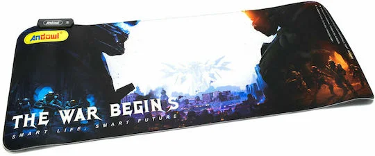 Φωτογραφία προϊόντος: Andowl The War Begins Gaming Mouse Pad XXL 800mm με RGB Φωτισμό Q-R10
