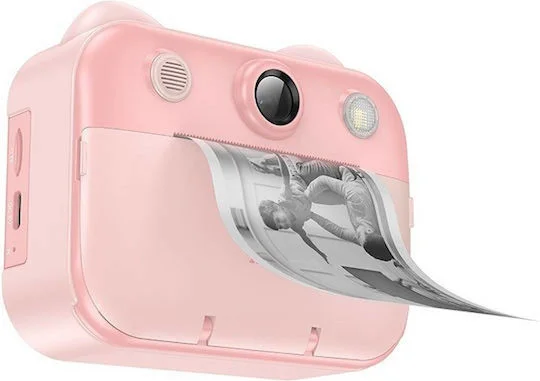 Φωτογραφία προϊόντος: Kids Dual HD Camera Hoco DV204 με Οθόνη 2.4" 1200mAh και Δυνατότητα Εκτύπωσης Φωτογραφιών Ροζ