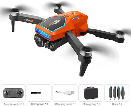 Φωτογραφία προϊόντος: XF-S180 Drone FPV WiFi 2.4 GHz με Κάμερα 720p και Χειριστήριο Orange