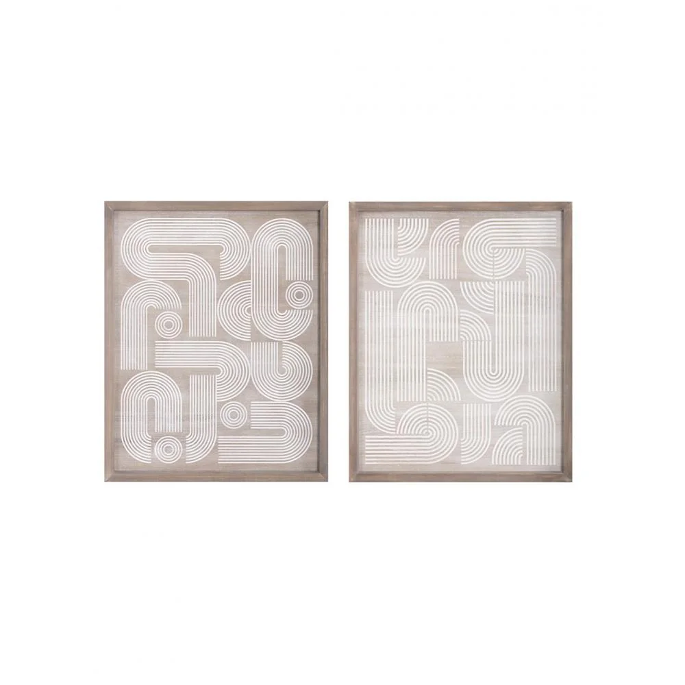Φωτογραφία προϊόντος: Plastona Πίνακας "wood art" 2σχ.50x40 cm