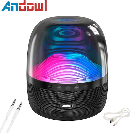 Φωτογραφία προϊόντος: Andowl Ηχείο Bluetooth 5W με Ραδιόφωνο και Διάρκεια Μπαταρίας έως 6 ώρες Μαύρο