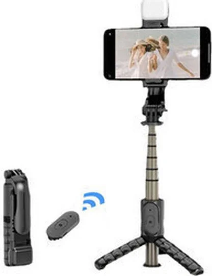 Φωτογραφία προϊόντος: Andowl Q10S Selfie Stick με Bluetooth Μαύρο