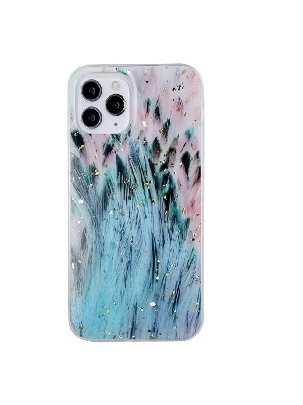 Φωτογραφία προϊόντος: ΘΗΚΗ ΣΙΛΙΚΟΝΗΣ GOLD GLAM ΓΙΑ XIAOMI REDMI NOTE 10 4G/10S-PEACOCK