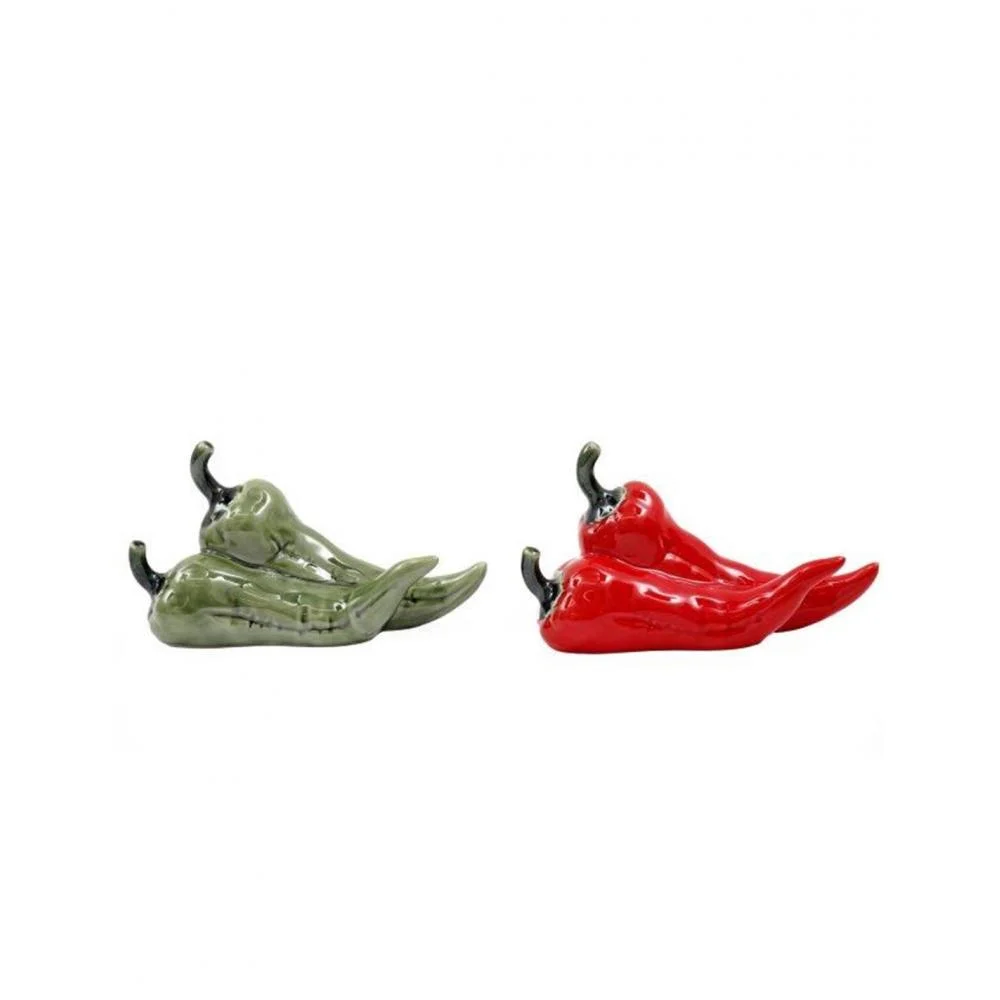 Φωτογραφία προϊόντος: Plastona Πιπεριές chilli κεραμικές 2 χρώματα 16.5 x 7 x 9 cm