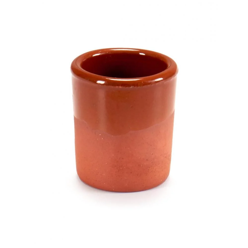 Φωτογραφία προϊόντος: Plastona Ποτήρι Κεραμικό terracotta 50ml/Φ5x5,5cm