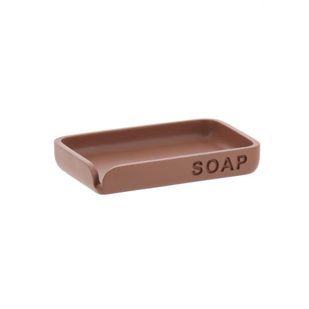 Φωτογραφία προϊόντος: Plastona Σαπουνοθήκη polyresin Mocha 13x9x2cm