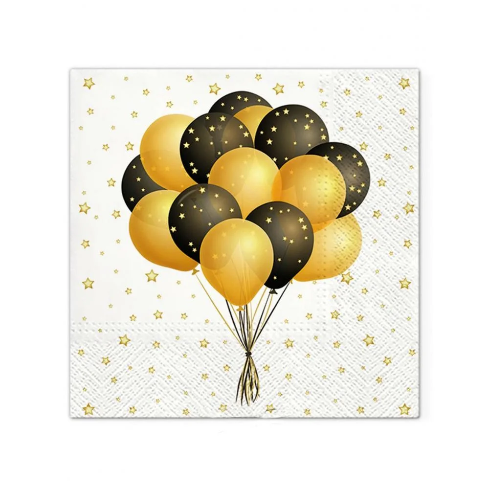 Φωτογραφία προϊόντος: Plastona Χαρτοπετσέτες BALLOONS σετ20τμχ 33x33cm