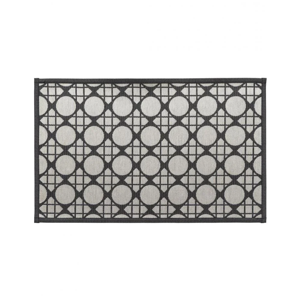 Φωτογραφία προϊόντος: Plastona Χαλί κουζίνας polyester/GEOMETRIK NOIR 50x80cm