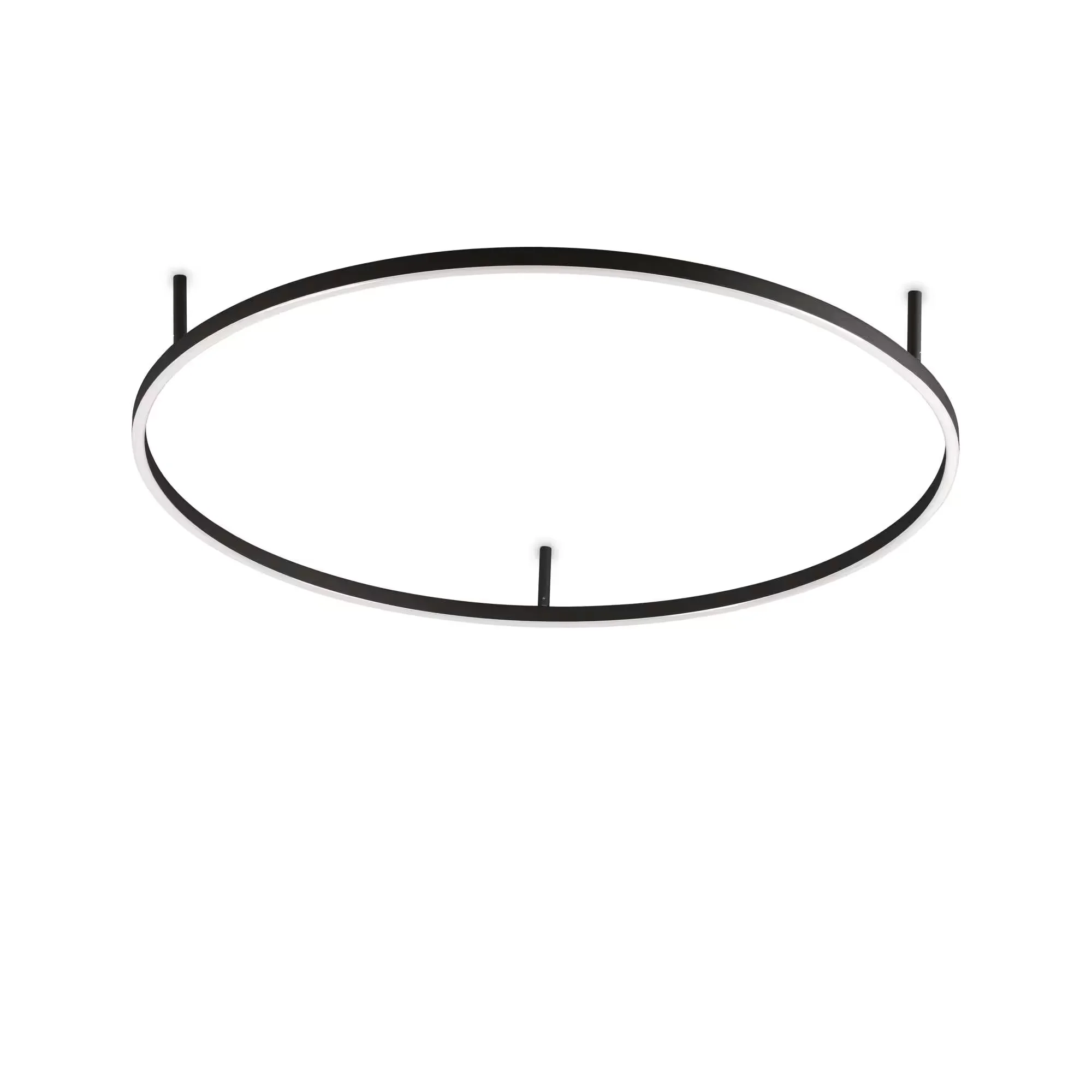 Φωτογραφία προϊόντος: Ideal lux Oracle slim pl d090 round 3000k on-off φωτιστικό οροφής Μαύρο
