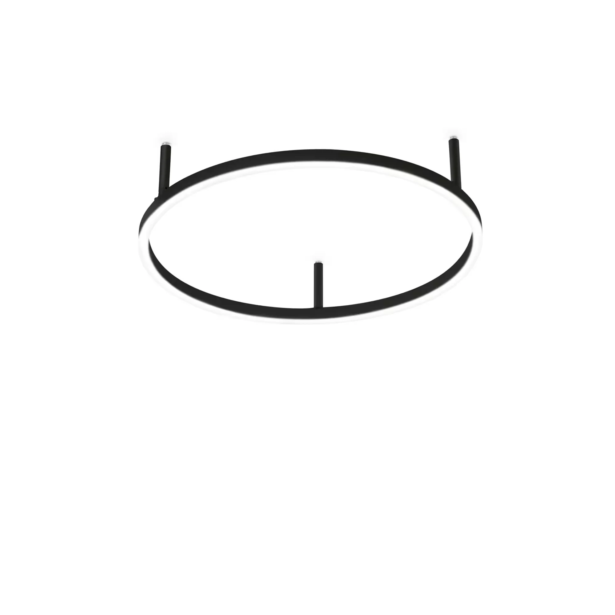 Φωτογραφία προϊόντος: Ideal lux Oracle slim pl d050 round 3000k on-off φωτιστικό οροφής Μαύρο