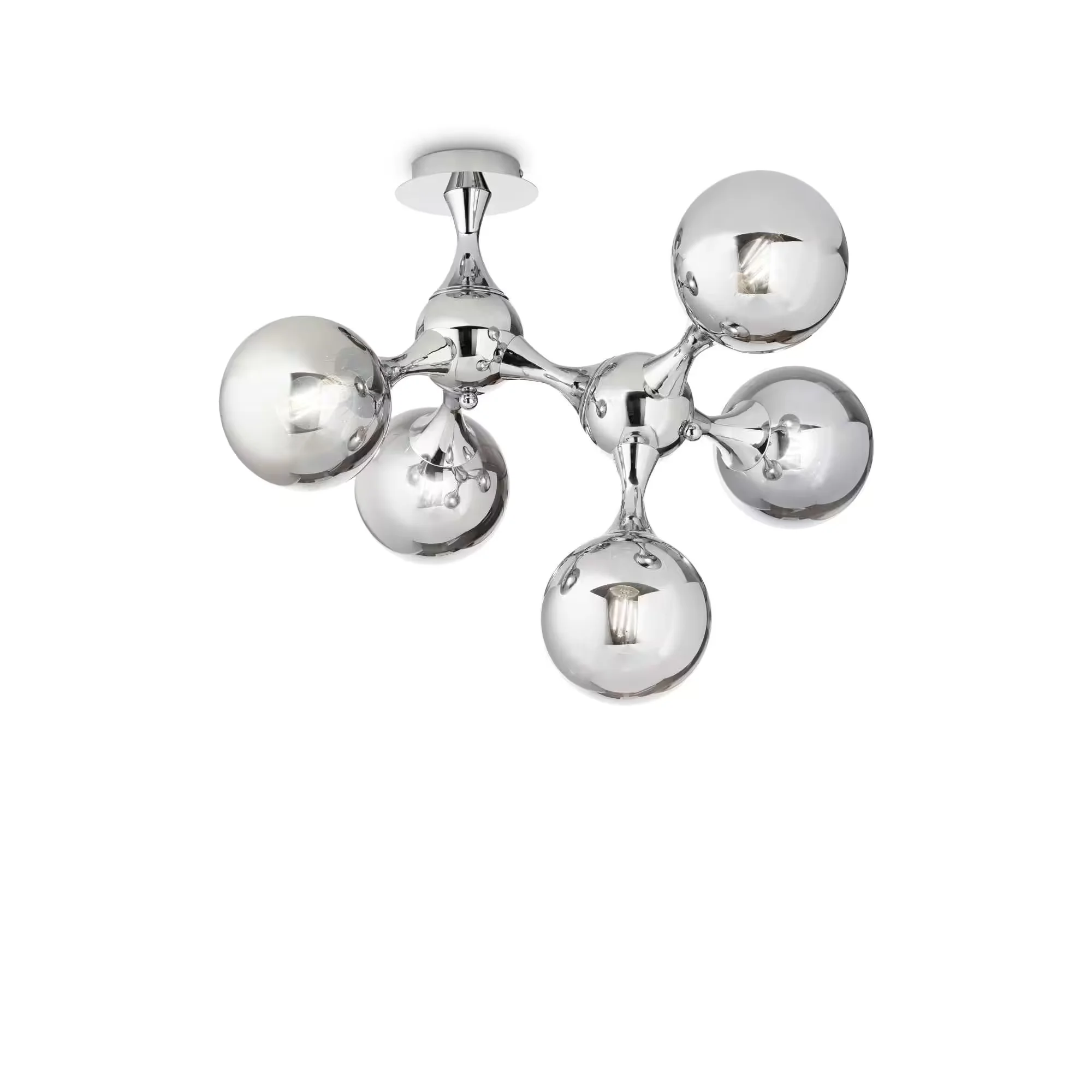 Φωτογραφία προϊόντος: Ideal lux Nodi pl5 φωτιστικό οροφής μοντέρνο Χρώμιο