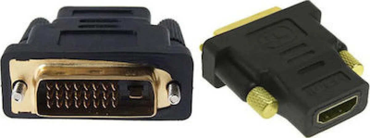 Φωτογραφία προϊόντος: Powertech (ADA-H003) Black Μετατροπέας DVI-D male σε HDMI female