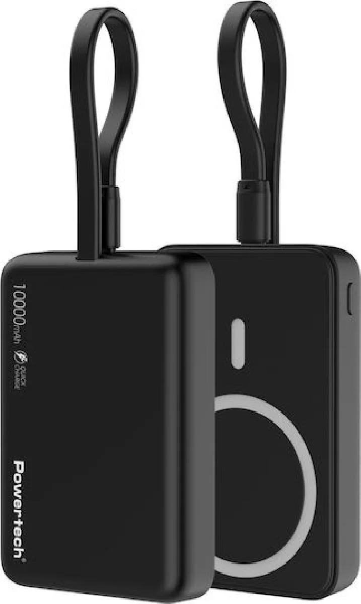 Φωτογραφία προϊόντος: Powertech MagSafe Power Bank 10000mAh 20W (PT-1376) Μαύρο