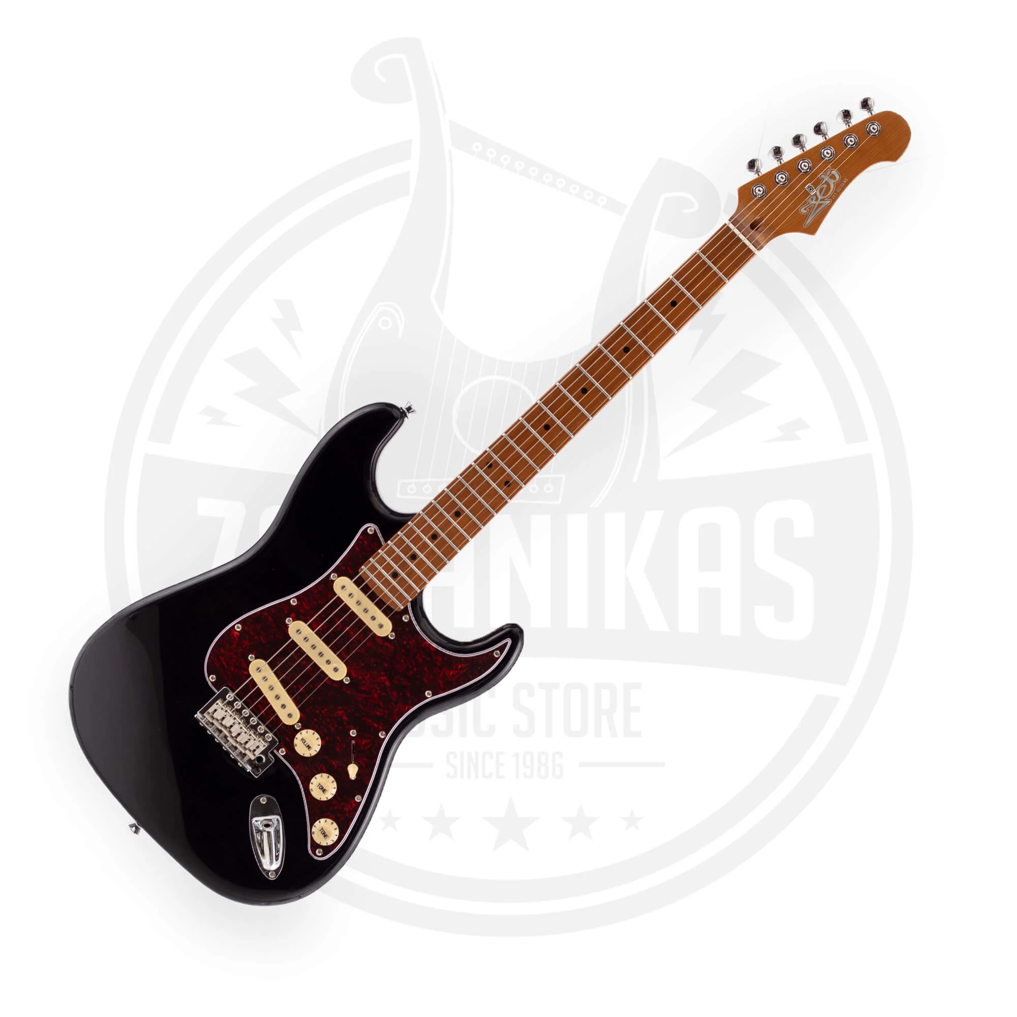 Φωτογραφία προϊόντος: JET Guitars JET JS-300 BK Stratocaster Ηλεκτρική Κιθάρα Black