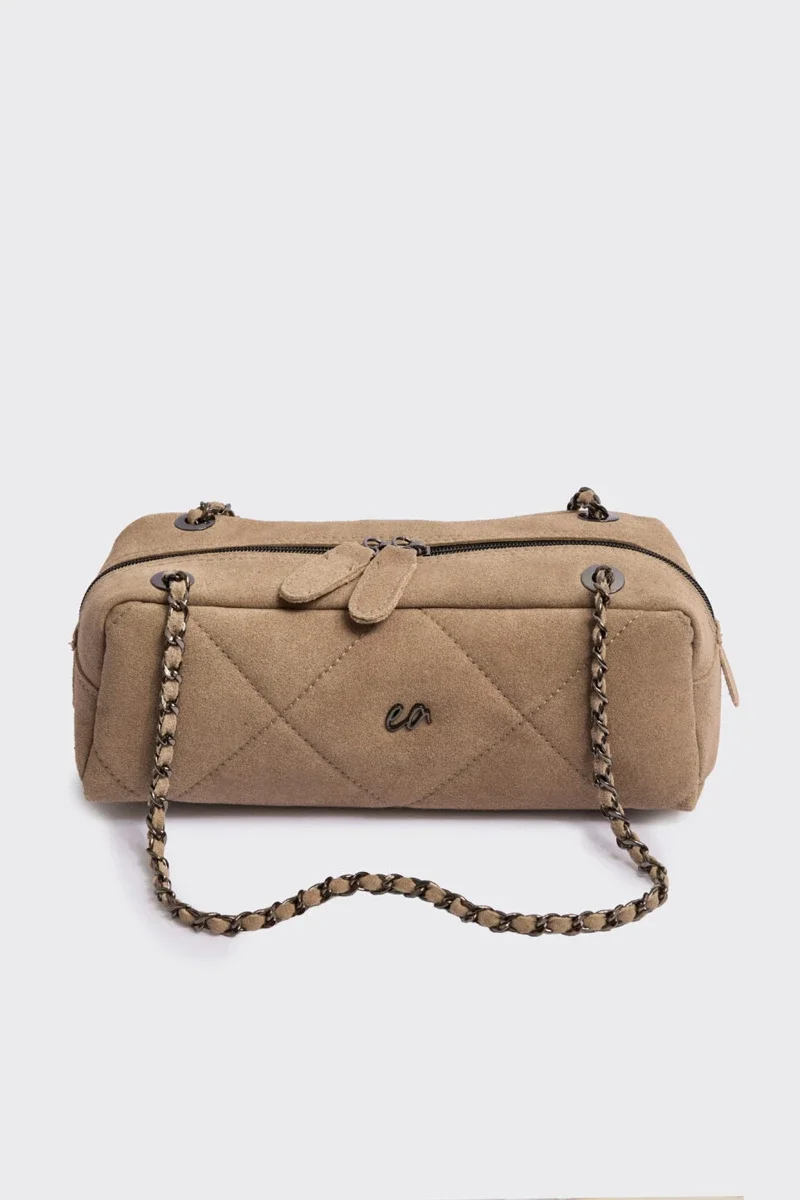 Φωτογραφία προϊόντος: Elena Athanasiou Bags Chain Silhouette Small Sand Τσάντα Elena Athanasiou