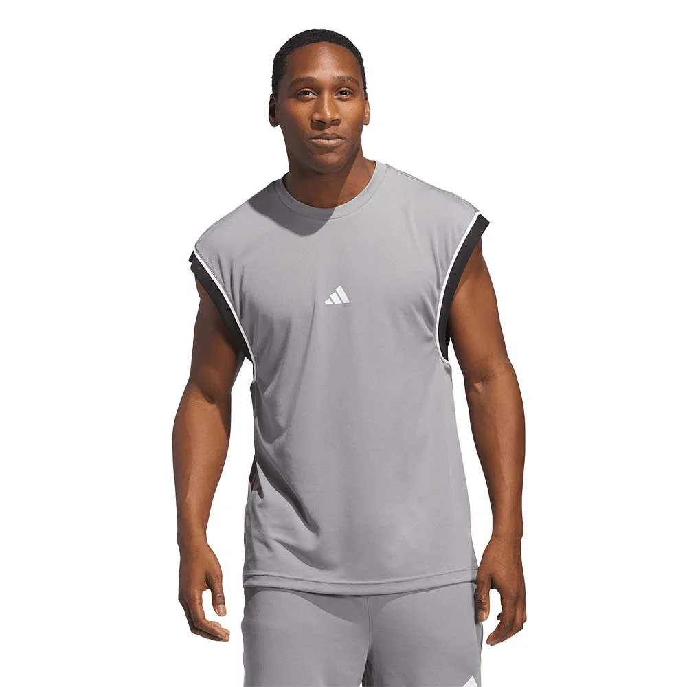 Φωτογραφία προϊόντος: adidas Performance Men's Badge Of Sports Basketball All-World Tank Γκρι JN4723 (adidas Performance)
