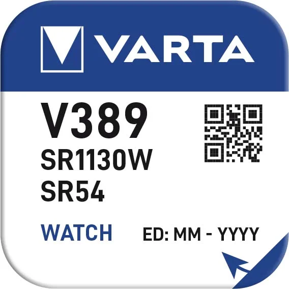 Φωτογραφία προϊόντος: OEM Varta Ρολογιού V389 (1τμχ)-VG-MB389