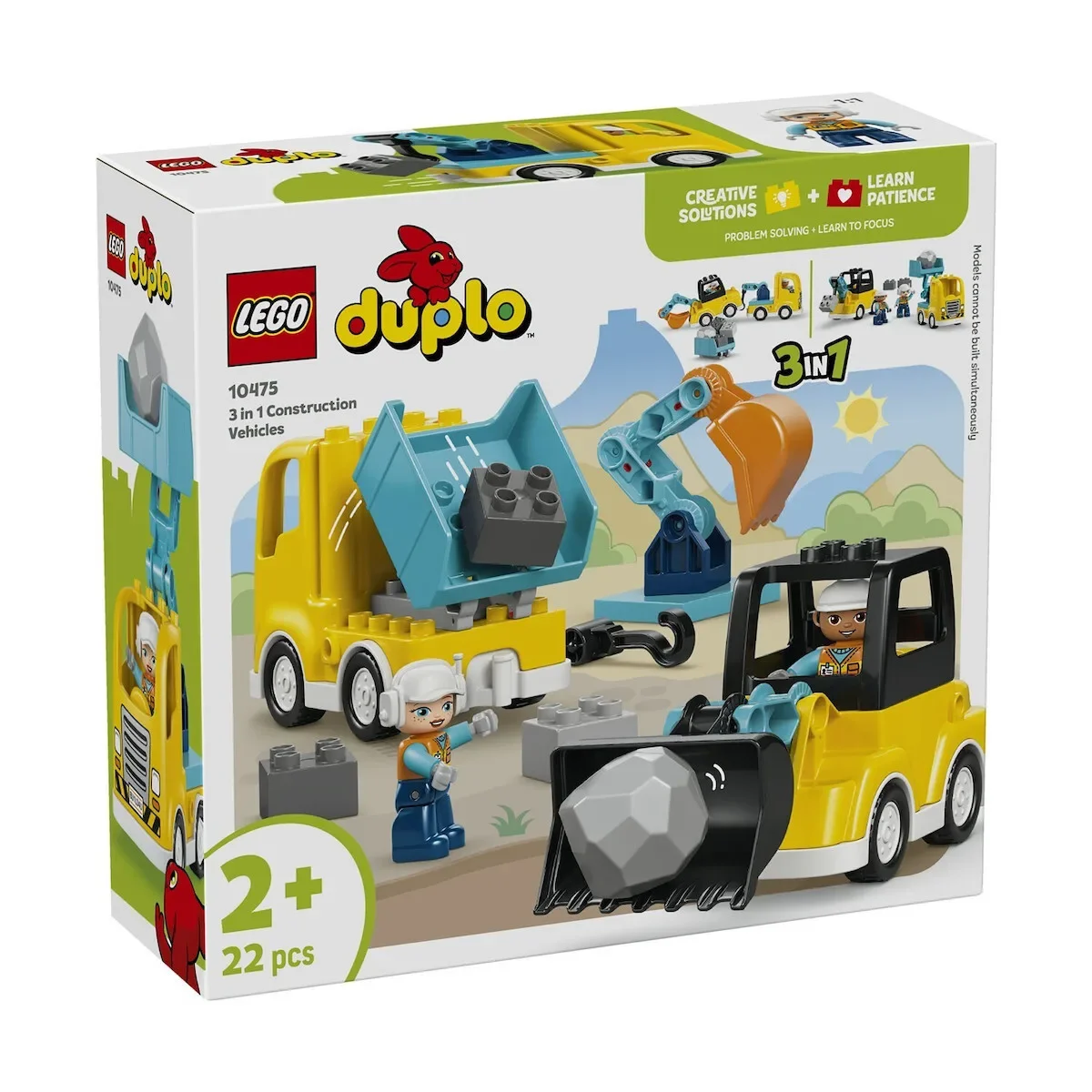 Φωτογραφία προϊόντος: LEGO DUPLO TOWN 3 ΣΕ 1 ΟΧΗΜΑΤΑ ΚΑΤΑΣΚΕΥΩΝ (10475)