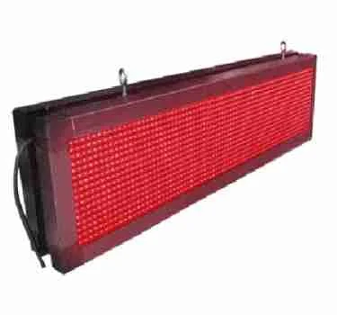 Φωτογραφία προϊόντος: Επιγραφή LED 71x23 Διπλής Όψης Εξωτερική Κόκκινη USB