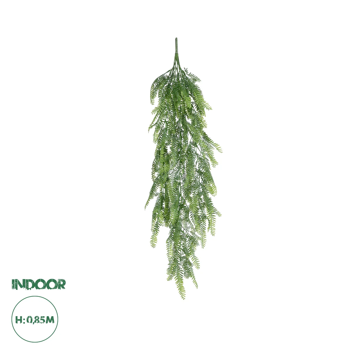 Φωτογραφία προϊόντος: GloboStar® Artificial Garden HANGING FERN 20841 Τεχνητό Διακοσμητικό Κρεμαστό Φυτό Φτέρη Μ25 x Π12 x Υ85cm
