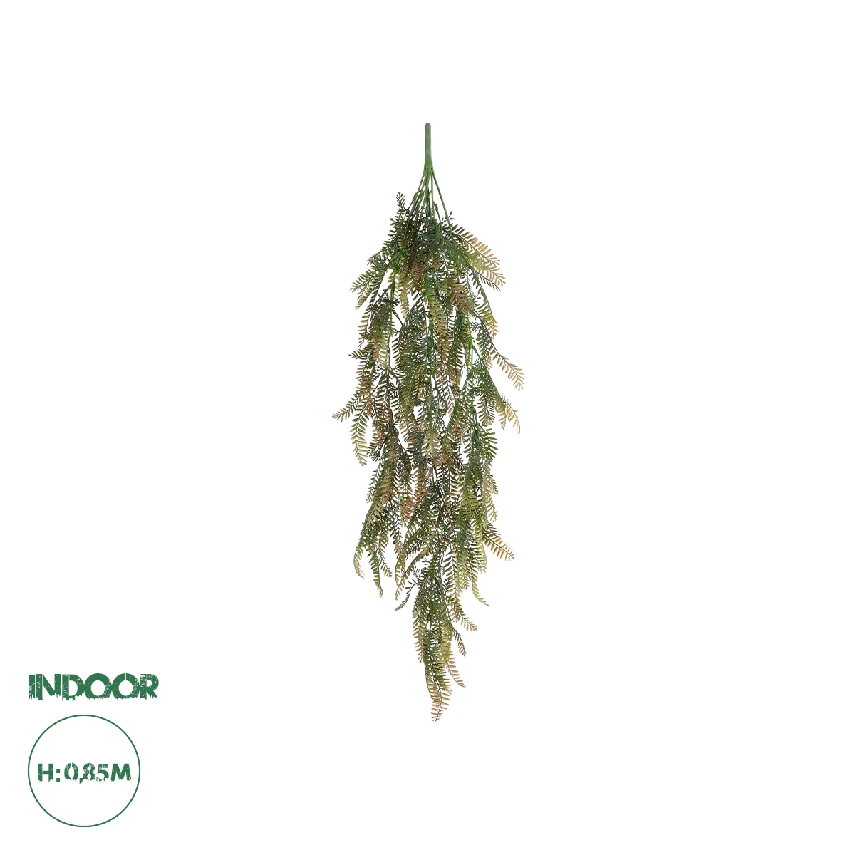 Φωτογραφία προϊόντος: GloboStar® Artificial Garden HANGING FERN 20840 Τεχνητό Διακοσμητικό Κρεμαστό Φυτό Φτέρη Μ25 x Π12 x Υ85cm