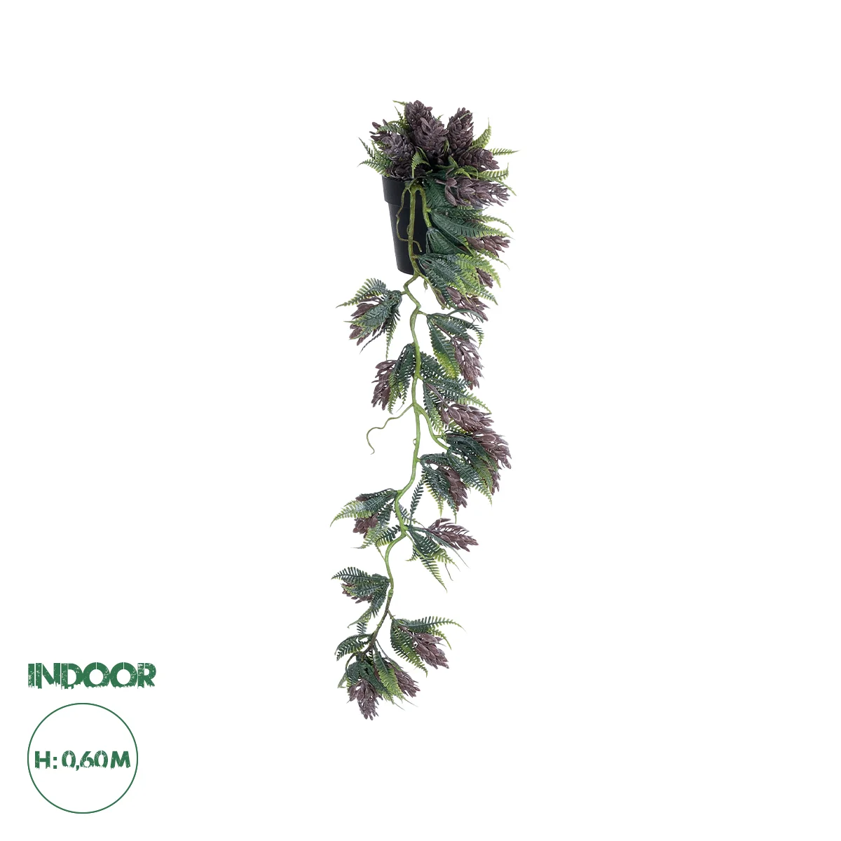Φωτογραφία προϊόντος: GloboStar® Artificial Garden HANGING BROWN PINE CONE 20870 - Τεχνητό Κρεμαστό Διακοσμητικό Φυτό Κουκουνάρι Φ15 x Y60cm